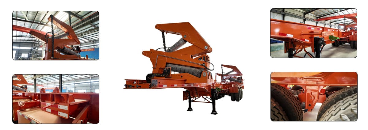 Container Side Loader Trailer for Sale in Papua New Guinea