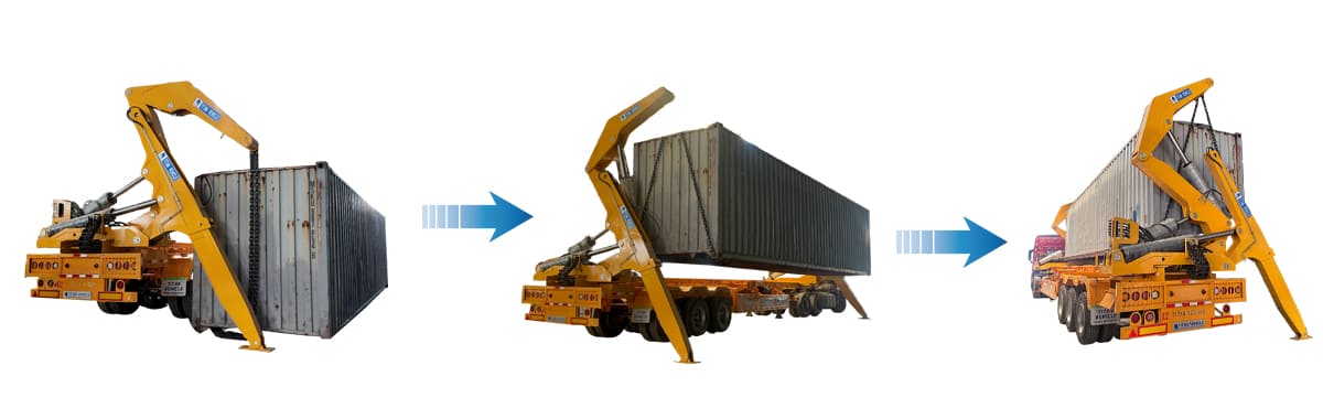 Container Side Loader Trailer for Sale in Papua New Guinea