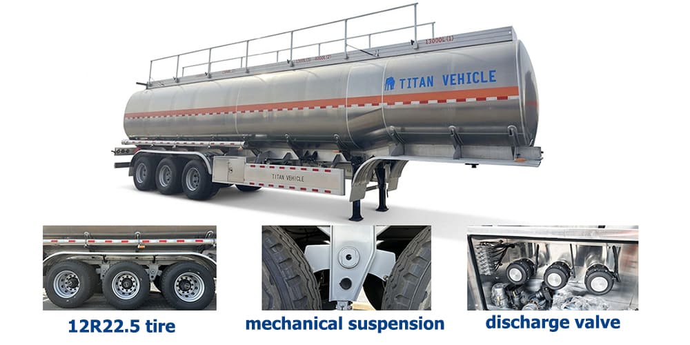 Aluminum Tanker Trailer for Sale in Tanzania