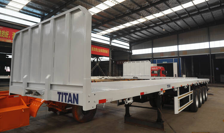48 ft Flatbed Trailer for Sale in Cote d'Ivoire - TITAN Vehicle