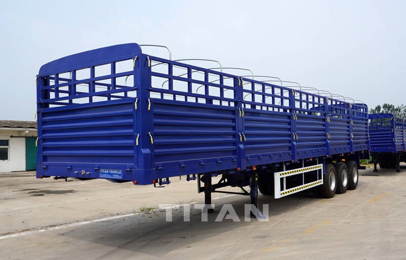 60T Animals Transport Livestock Trailer for Sale in Namibia