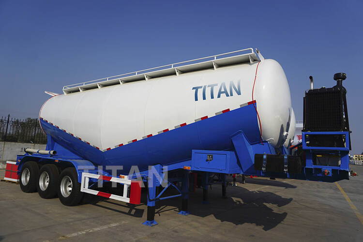 Cement tanker trailer