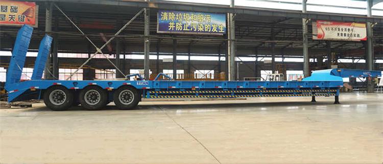 3 Axle 80 Ton Low Bed Truck