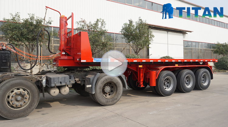 container tipper flatbed trailer