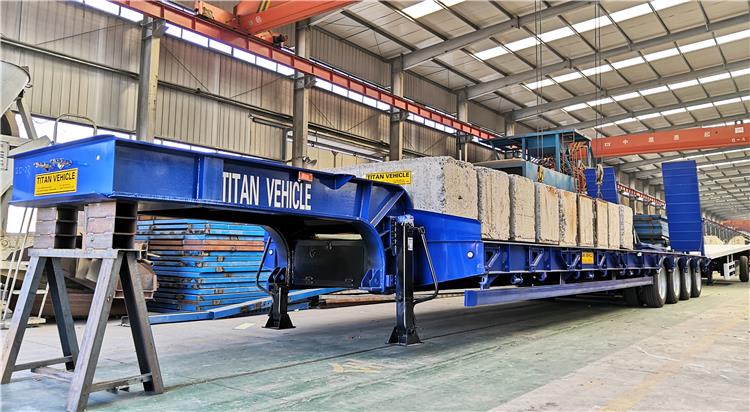 China 4 Axle Low Loader for Sale in Botswana