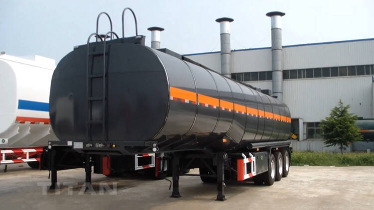 Bitumen tank semi trailer asphalt tanker trailer for sale - TITAN