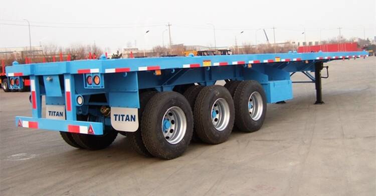 20/40 ft Flatbed Trailer for Sale in Guinea - TITAN Vehicle