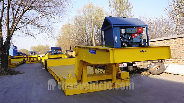 3 Axle 60 Ton Removable Gooseneck Trailer