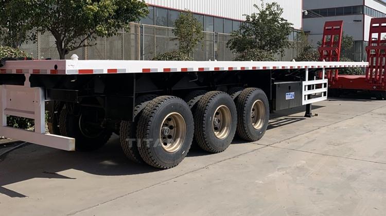 40 Foot Flatbed Container Trailer for Sale - TITAN Vehicle