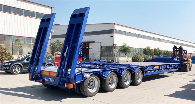 4 Axle 100 Ton Low Loader for Sale 