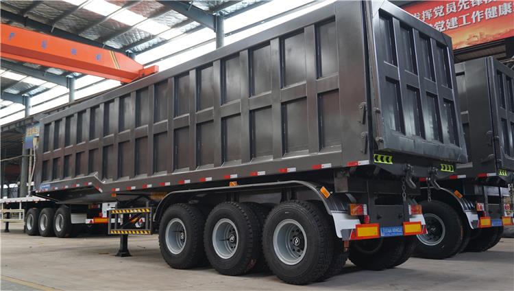 80 Ton Tipper Semi Trailer for Sale in East Africa 