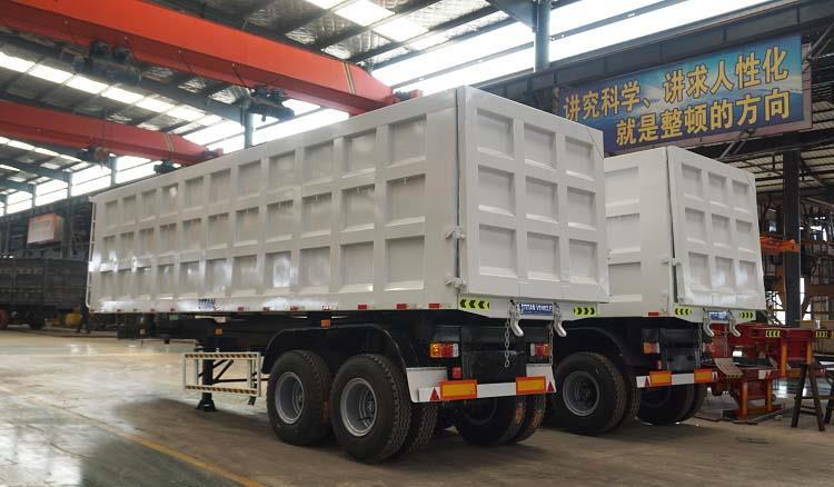 Hydraulic 25m3 Tipper Semi Trailer Manufacturer