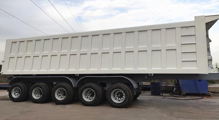 China 5 Axle Dump Semi Trailer for Sale