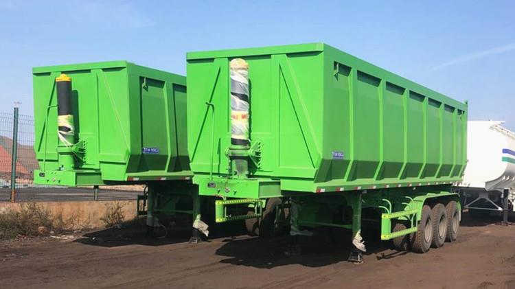 Rear Semi Dump Trailer Capacity 100 Ton for Sale in Senegal Dakar