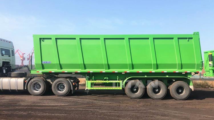 China 3 axle Dump Trailer Capacity 100 tonnes Prices