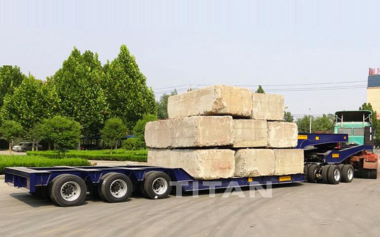 100T Low Bed Semi Trailer for Sale in Madagascar