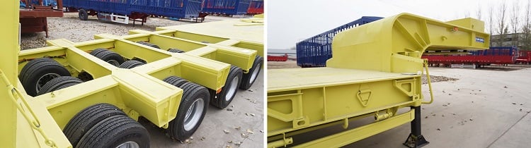 120 Tonnes Low Bed Semi Trailer for Sale in Guinea