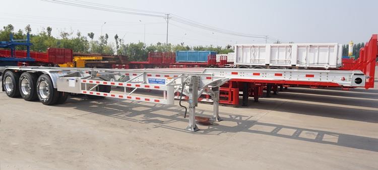 Tri Axle Used Container Chassis for Sale near me in Mauritius 