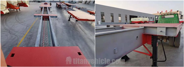 3 Axle Extendable Flatbed Trailer for Sale in Hanoi