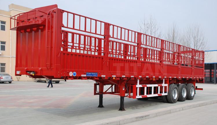 Fence 40t Cargo Trailer for Sale in Algeria - TITAN Vehicle
