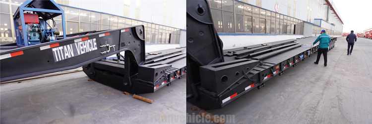 100T Low Bed Gooseneck Trailer for Sale in Namibia