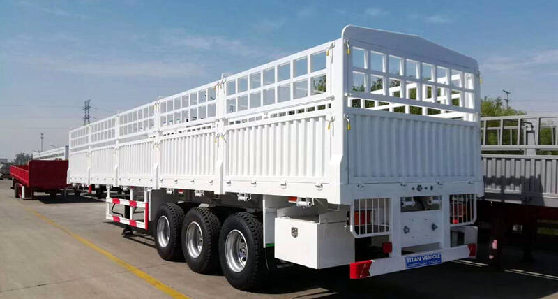 3 Axle 60T Fence Truck Trailer for Sale in Philippines - TITAN Vehicle