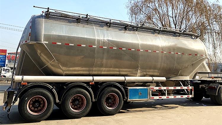 3 Axle Aluminium Allloy Flour Wheat Trailer