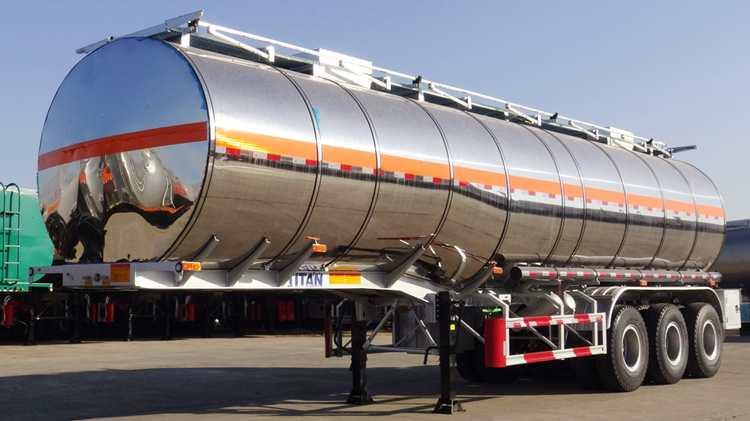 45000 Liters Stainless Steel Tanker Trailer for Sale In Nigeria