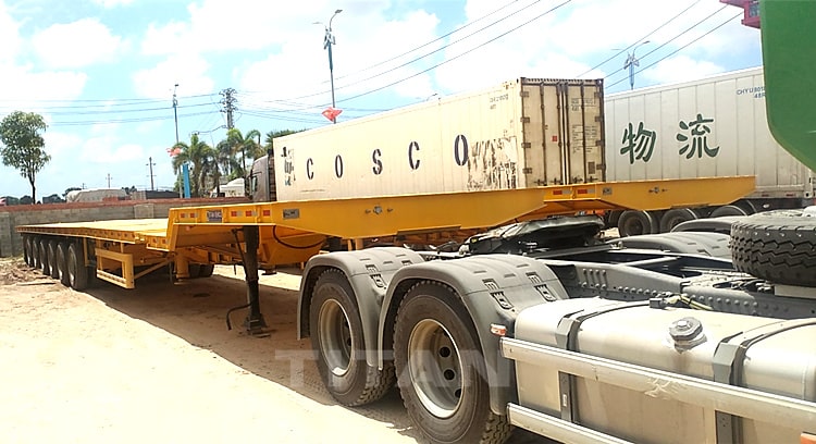 6 Axle Extendable New Trailer for Sale in Vietnam