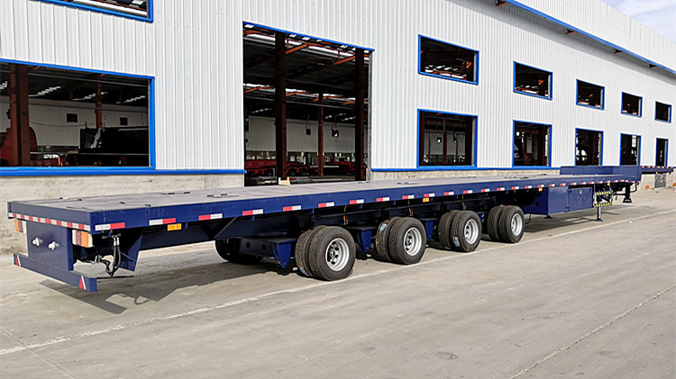 4 Axle Extendable Blade Trailer for Sale in Vietnam