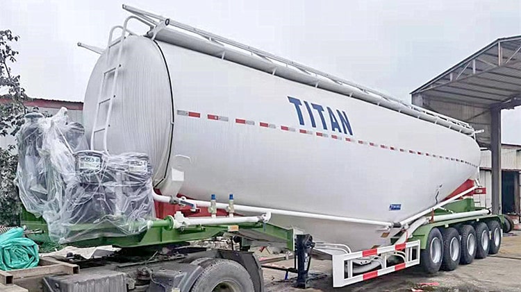 5 Axle Powder Tanker Trailer for Sale in Sudan