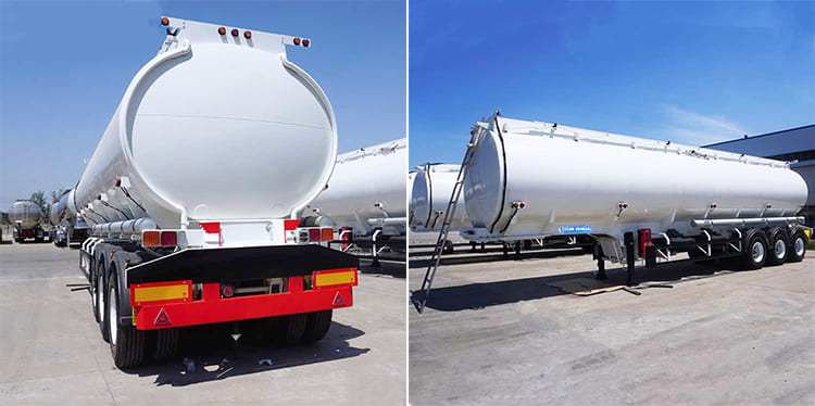 3 Axle 45000 Liters Trucks Petrol Tanker Trailer