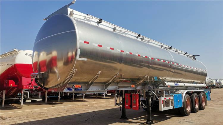 3 axles aluminum tanker trailer