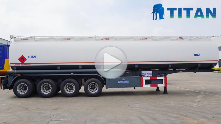 Video of 4 Axle 50000 Liters Diesel Tanker Trailer