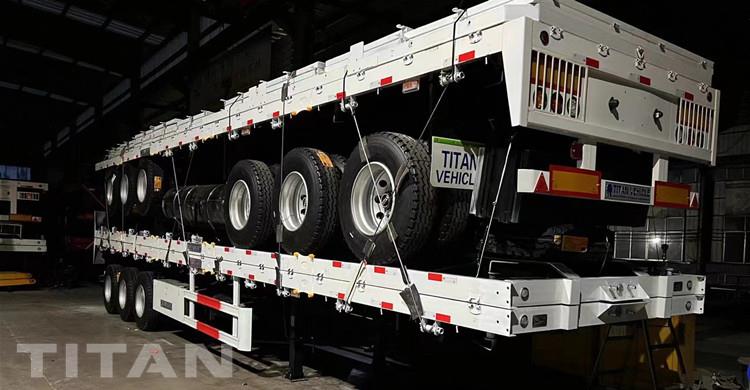 60 Ton Removable Side Wall Cargo Semi Trailer Price