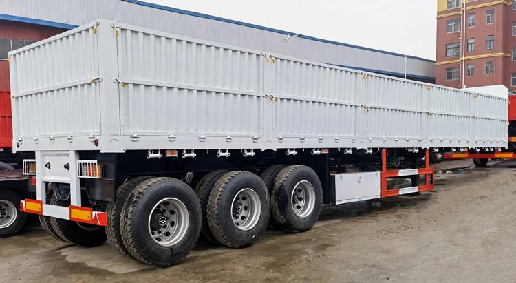 60 Ton Removable Side Wall Cargo Semi Trailer Price