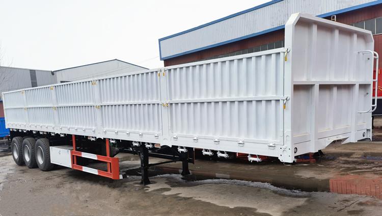 60 Ton Removable Side Wall Cargo Semi Trailer Price