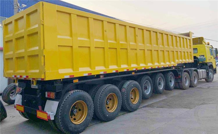 6 Axle 45CBM/Cubic Semi Tractor Tipper Tipping Trailer for Sale In Ghana Accra