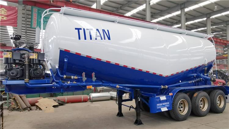 Tri Axle 35CBM Cement Tanker Truck Trailer Price for Sale in Ghana