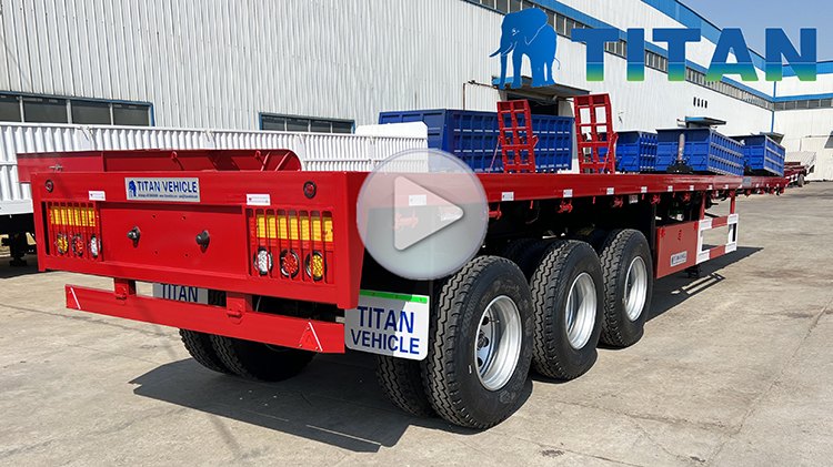 40 Foot Tri Axle Flatbed Container Trailer Price in Nigeria