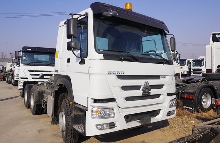 Howo Latest Model | Howo 400 6x4 Tractor Truck Trailer Price 