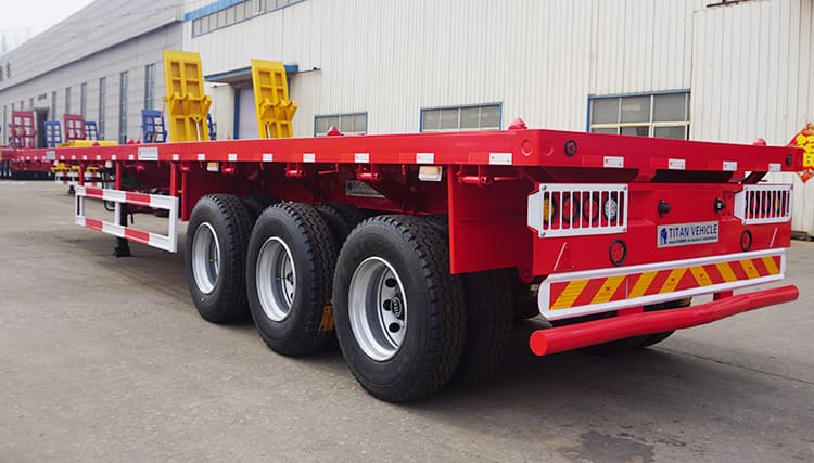 3 Axle 40 Ft Semi Flatbed Trailers for Sale Near Me in Zimbabwe