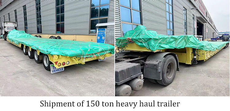 150 Ton Heavy Haul Trailers for Sale Price Manufacturers