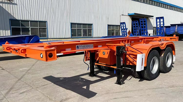 20 Ft Shipping Container Chassis for Sale Manufacturers 