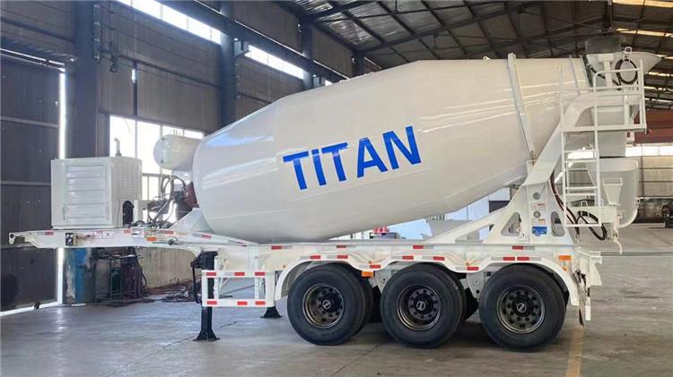 3 Axle Cement Mixer Trailer for Sale In Guyana