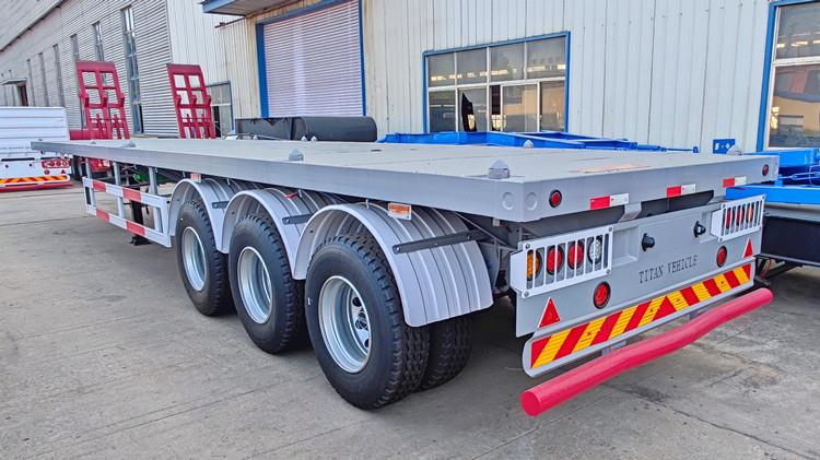 3 Axle 40FT Flat Bed Trailer Price in Tanzania