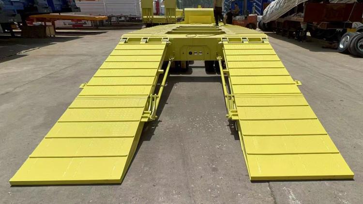120 Tons Carrier 150 Ton Low Bed Trailer Truck for Sale