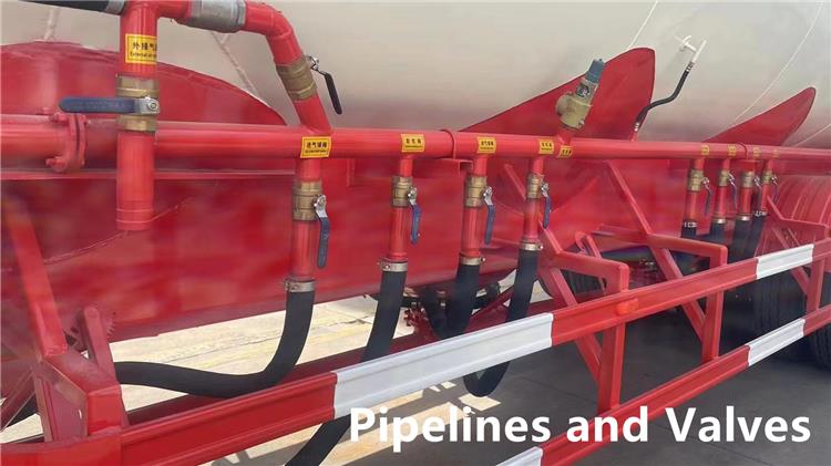 Wheat Flour Tanker Trailer for Sale In Dominican