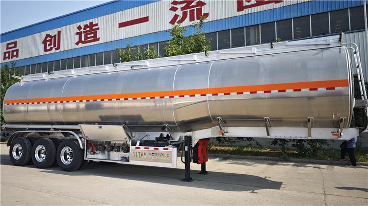 40000 Litre Aluminum Fuel Tanker Trailer for Sale In Costa Rica