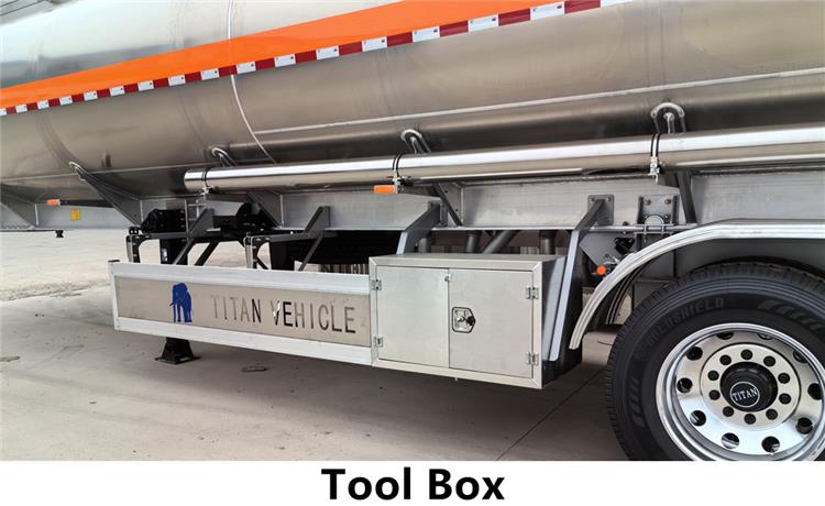 2 Axle 42000 L Aluminum Alloy Tanker Trailer for Sale In Guam